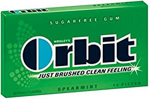 ORBIT WHT SPEARMINT 15ct