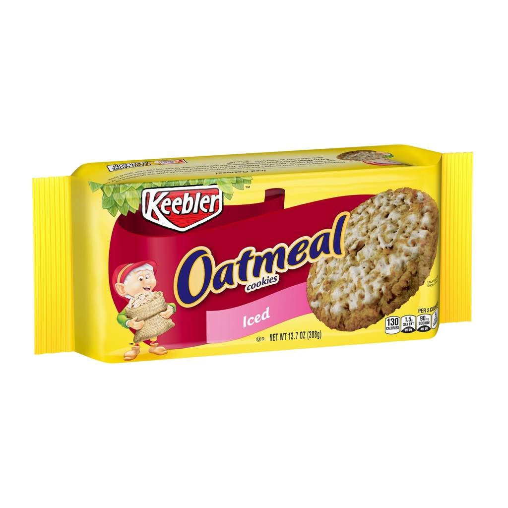 KEEBLER OATMEAL ICED 13.7oz