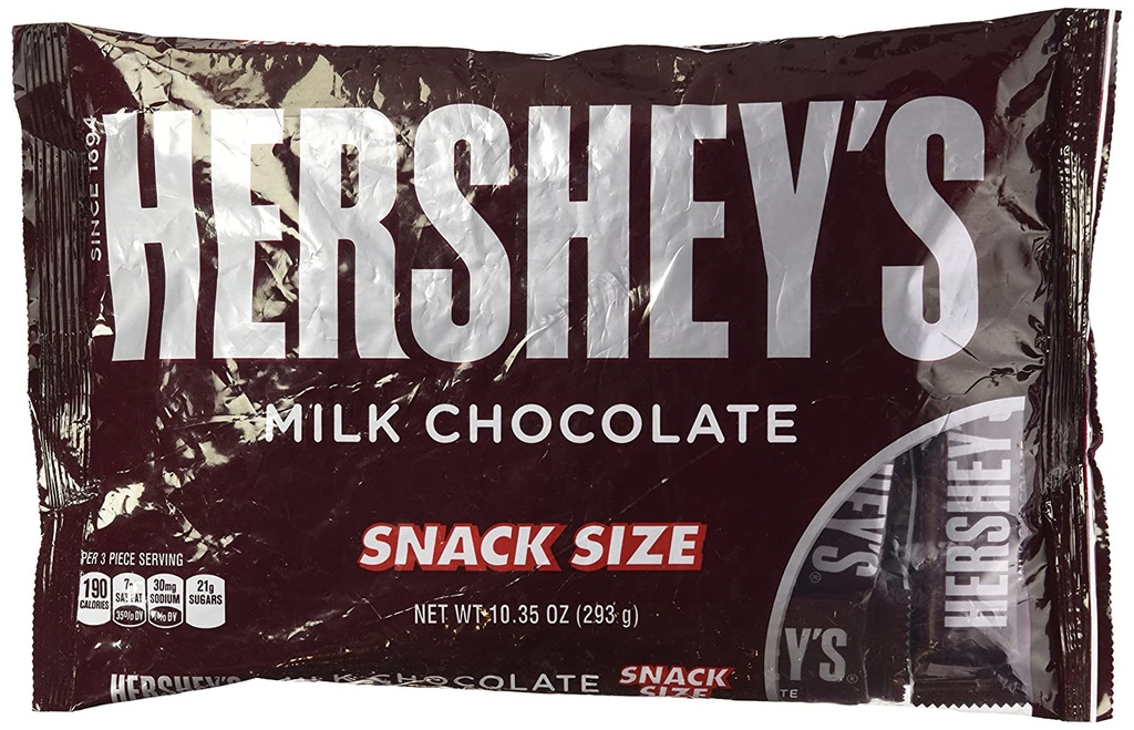 HERSHEY MILK CHOCOLATE BAG 10.