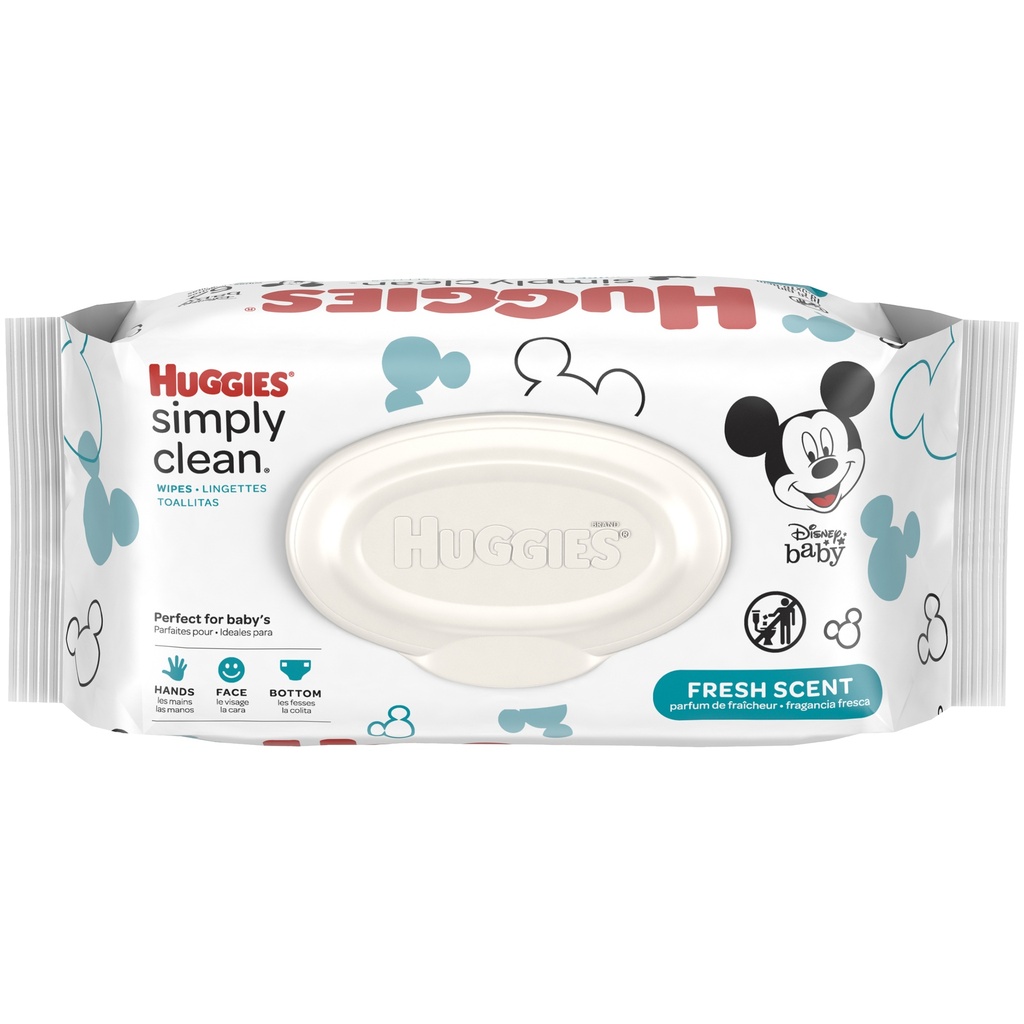 HUGGIES FRESH SCENT WIPES 64