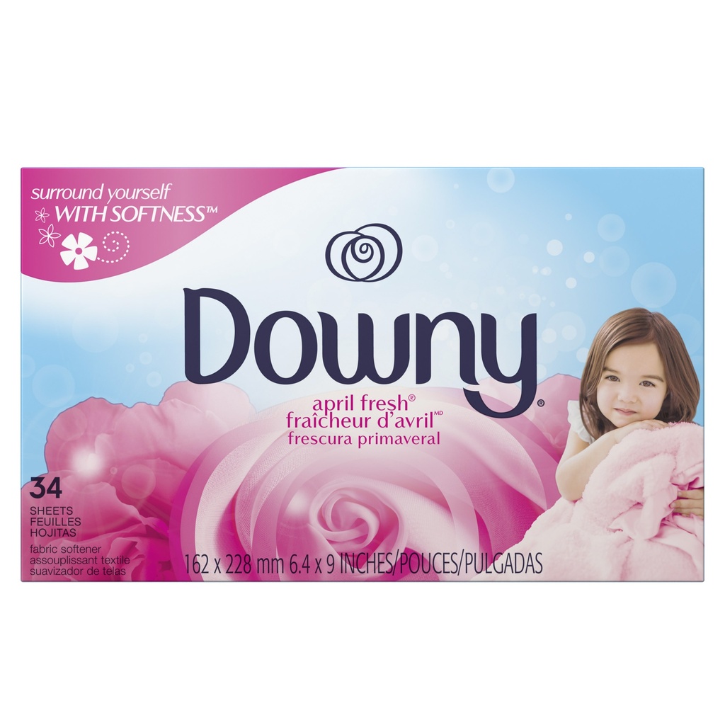 DOWNY SHEETS APRIL FRESH 34PCS