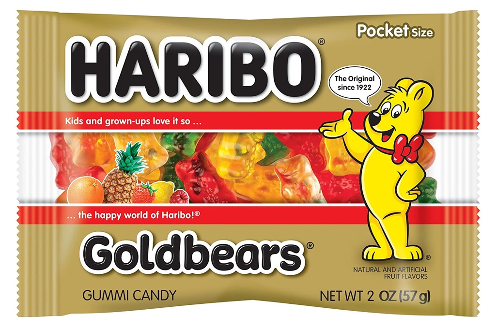 HARIBO GOLD BEARS 2oz