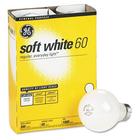 BOMBILLAS GE 60W PAQ 4