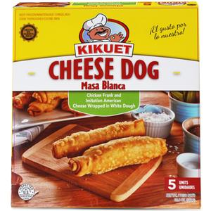 KIKUET CHEESE DOG PQT 5 M/BLAN