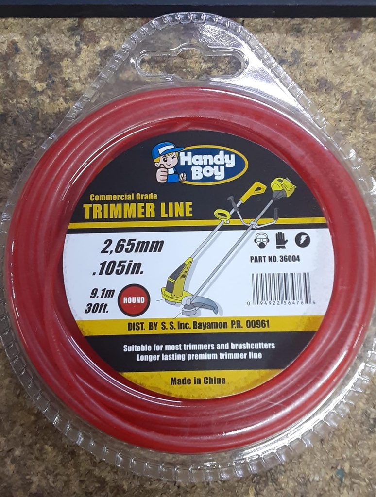HILO TRIMMER 105IN ROJO