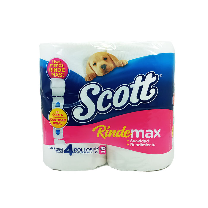 PAPEL DE BANO SCOTT 4 ROLLOS