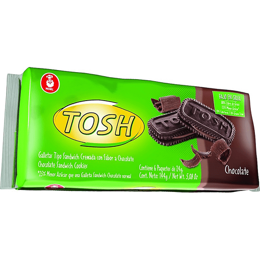 GALLETA TOSH CHOCOLATE PQT/2
