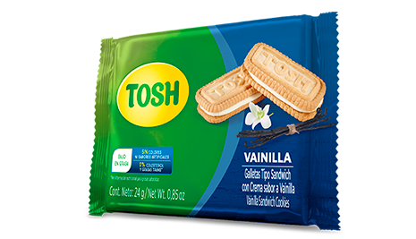 GALLETA TOSH VAINILLA PQT/2