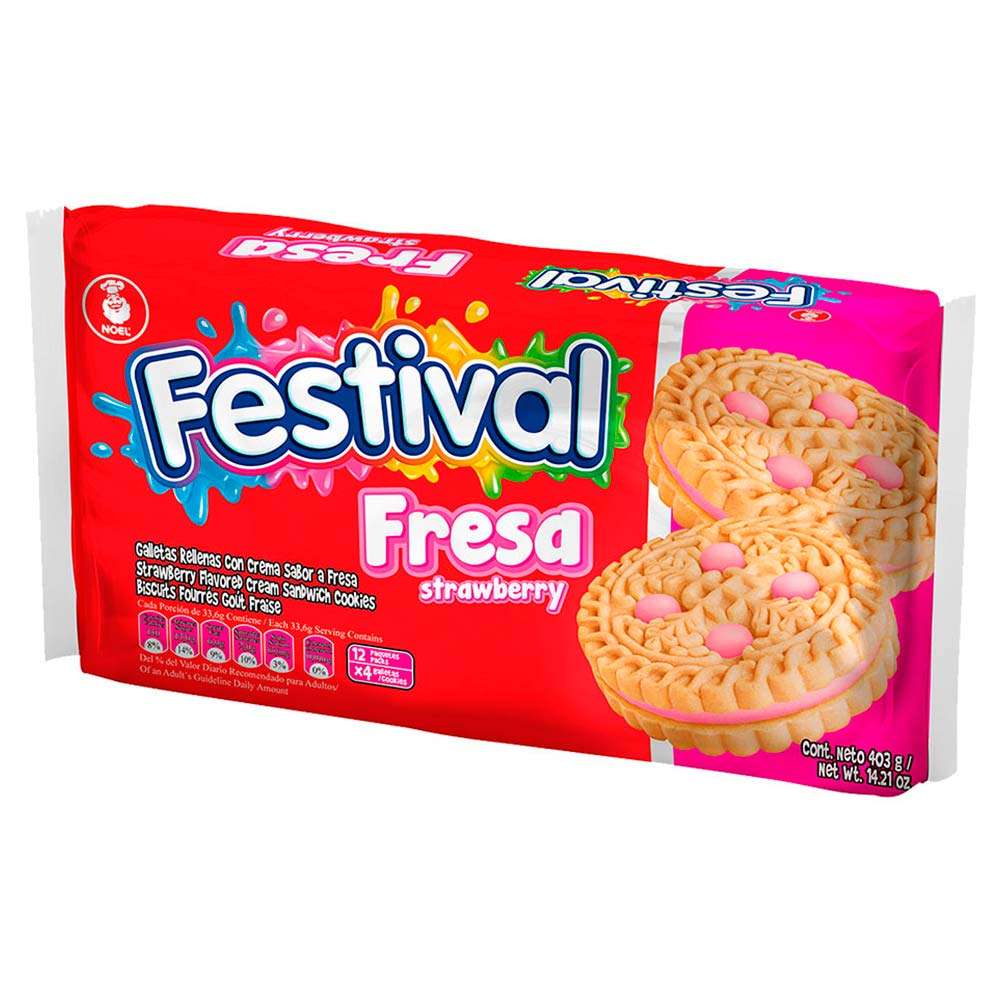 FESTIVAL FRESA 14.21oz