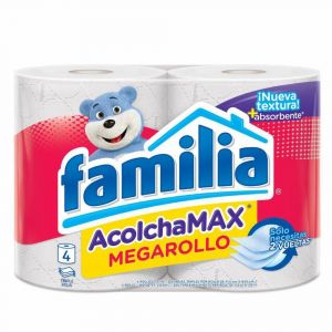 PAPEL DE BA¥O FAMILIA 4 ROLLO