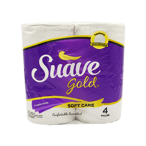PAPEL DE BANO SUAVE GOLD 4R