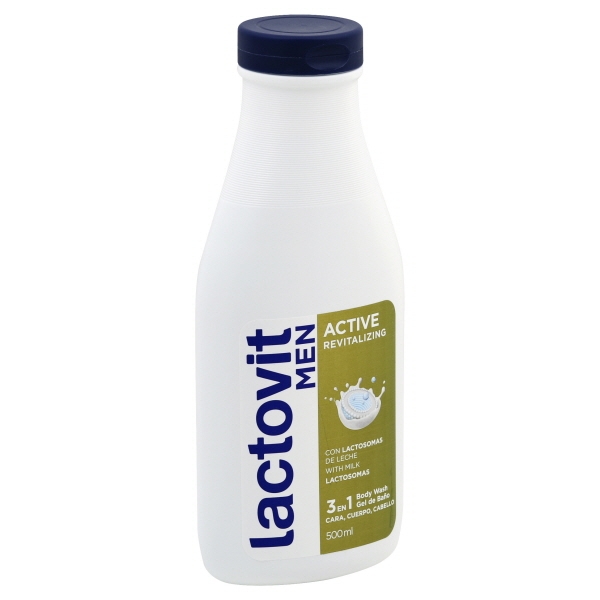 LACTOVIT MEN BODY WASH 19.6oz