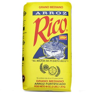 ARROZ RICO GRANO MEDIANO 3lb