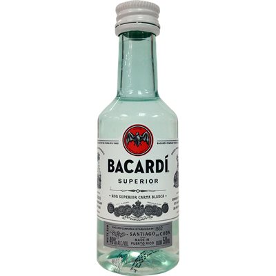 BACARDI BLANCO MINI 50ML      