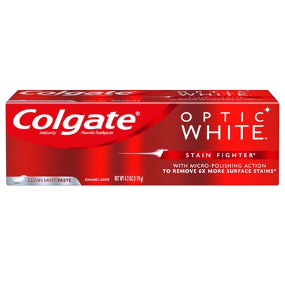PASTA COLGATE OPTIC WHITE CLEAN MINT 4.2oz
