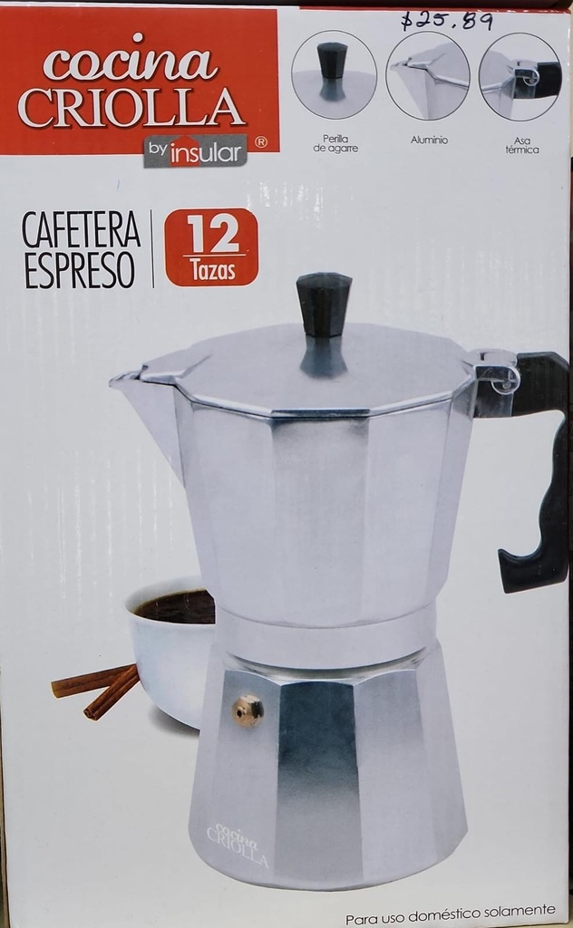 CAFETERA COCINA CRIOLLA 12 TAZAS