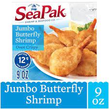 JUMBO BUTTERFLY SHRIMO SEA PACK 9oz