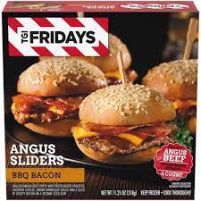 ANGUS SLIDER BBQ BACON 10oz