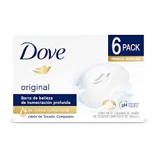 JABON DOVE BLANCO ORIGINAL PQT 6