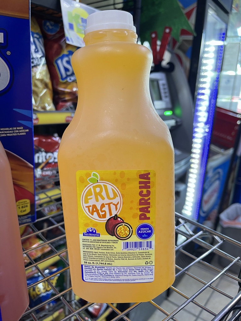 FRUTASTY TRES MONJITAS PARCHA 59oz