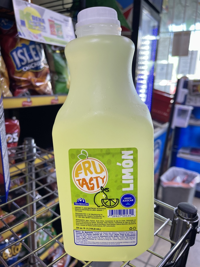 FRUTASTY TRES MONJITAS LIMON 59oz