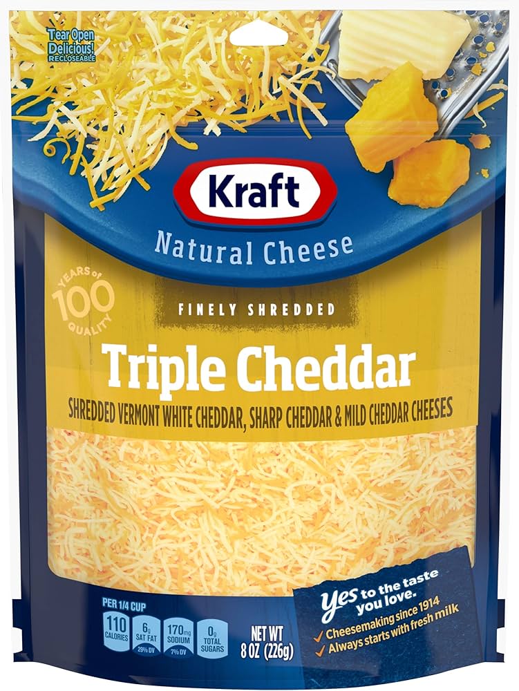 KRAFT TRIPLE CHEDDAR 8oz