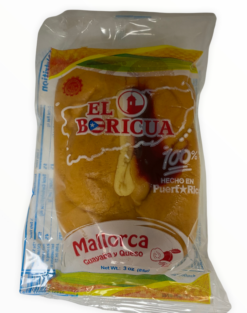 MALLORCA CON QUESO Y GUAYABA EL BORICUA 3oz