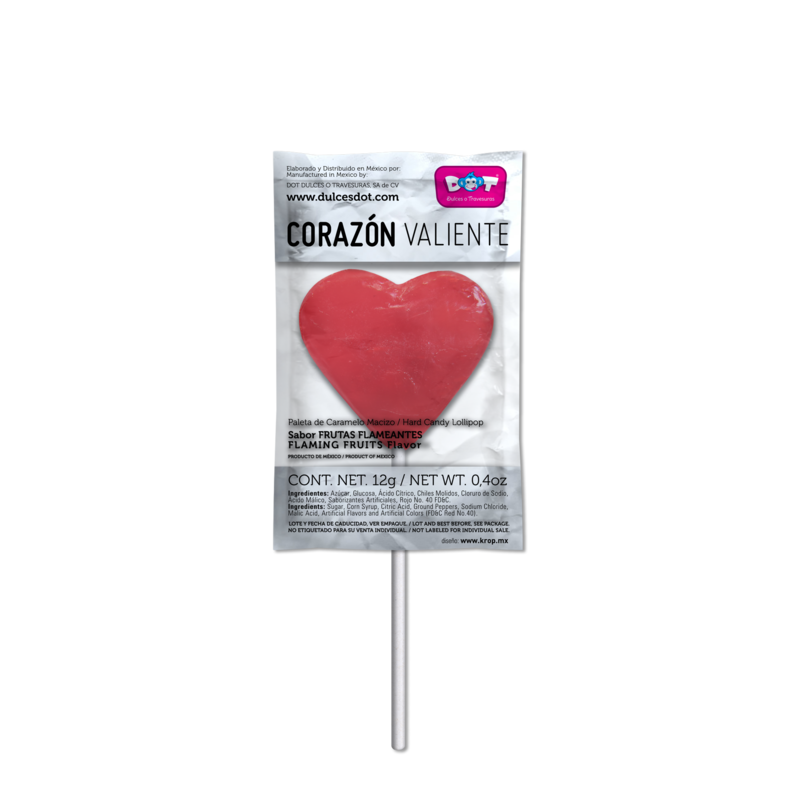CORAZON VALIENTE LOLLIPOP