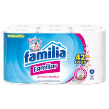 PAPEL DE BAÑO FAMILIA FAMILIAR  PQT/12