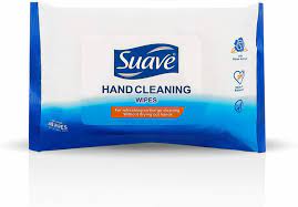 SUAVE HAND CLEANING WIPES PQT/48