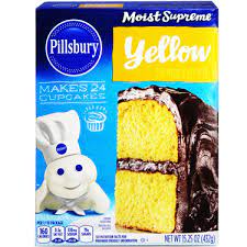 PILLSBURRY YELLOW CAKE 15.25oz