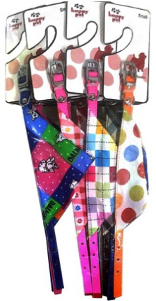HAPPY PET COLLAR NYLON NO ADJUSTABLE W/SCARF XSMALL