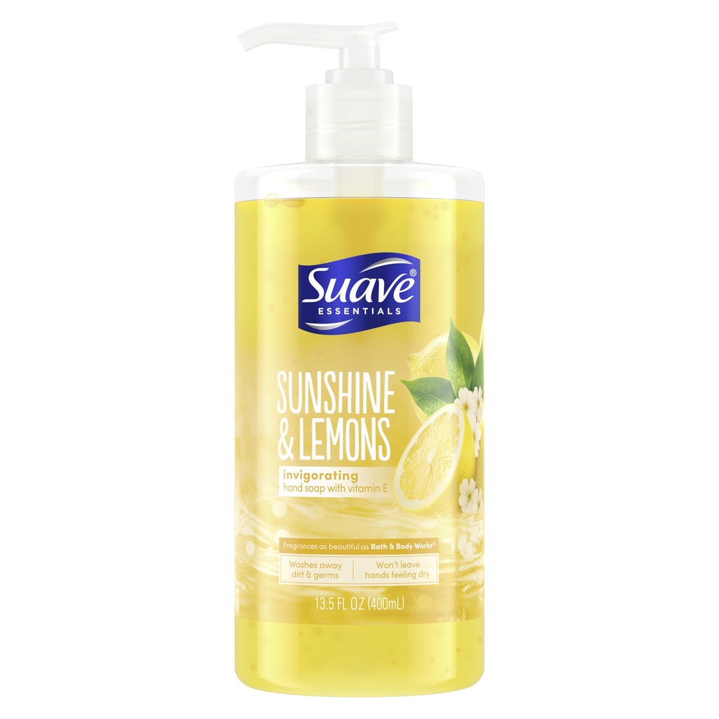 SUAVE SUNSHINE LEMON HAND SOAP 13.5oz