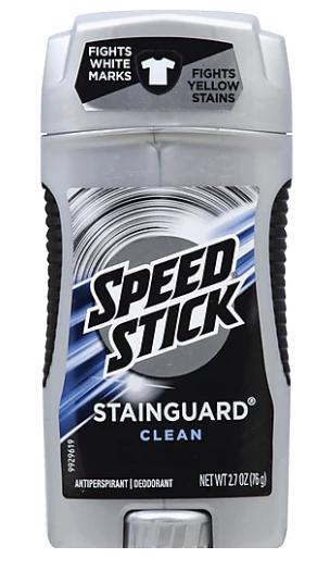 SPEED STICK STAINGUARD CLEAN 2.7oz