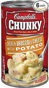 CAMPBELL´S CHUNKY BROCCOLI CHEESE 18.8oz