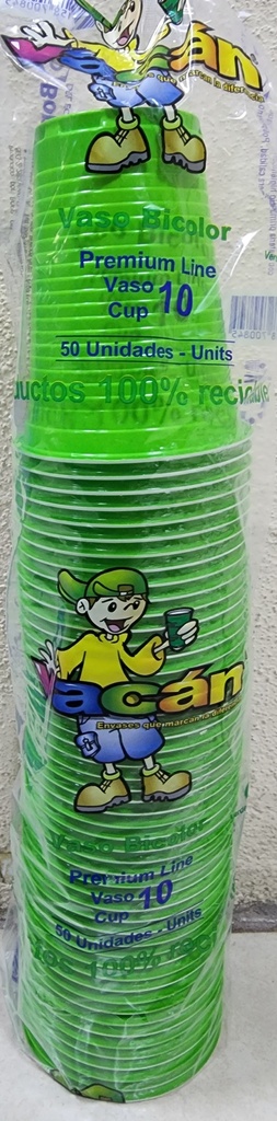VASOS PLASTICOS VACAN 10oz