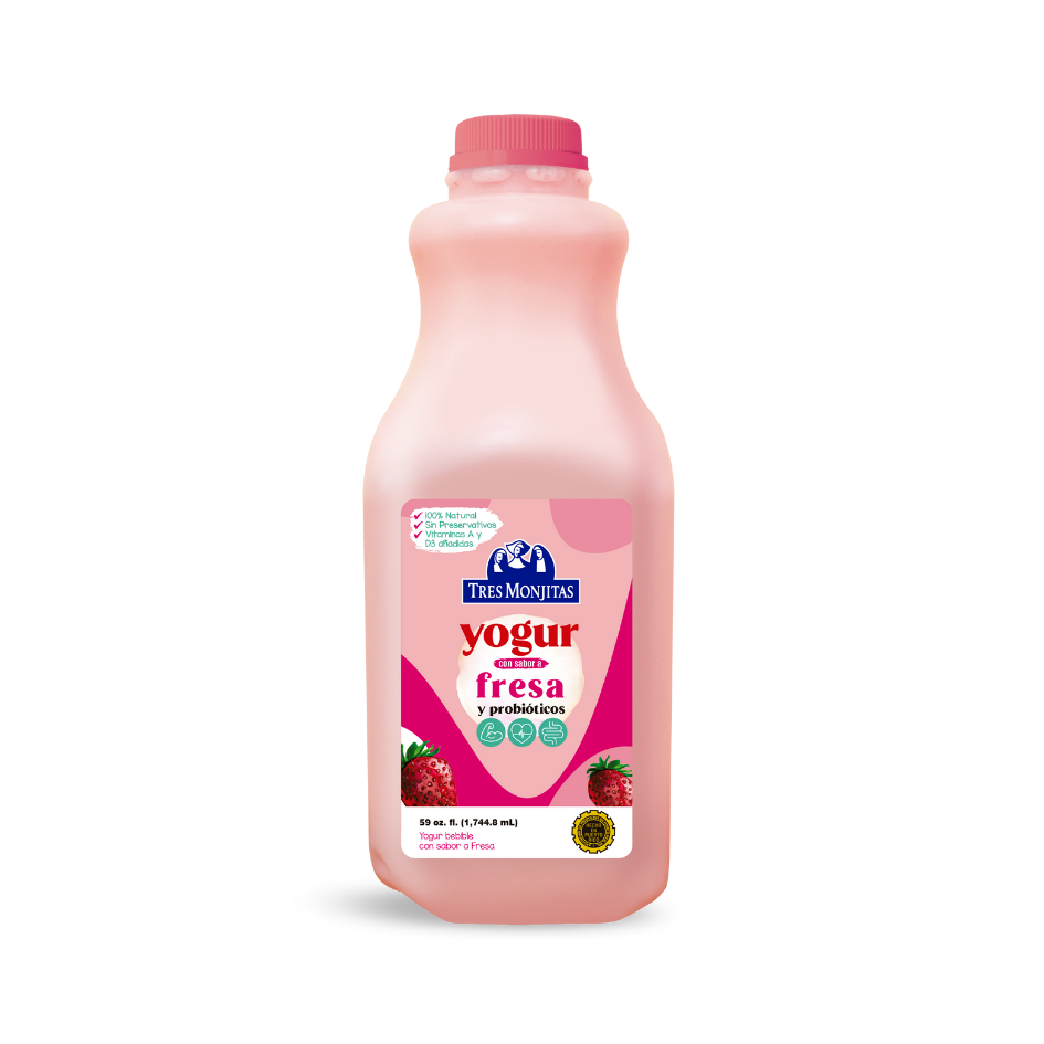 YOGUR TRES MONJITAS FRESA 59oz