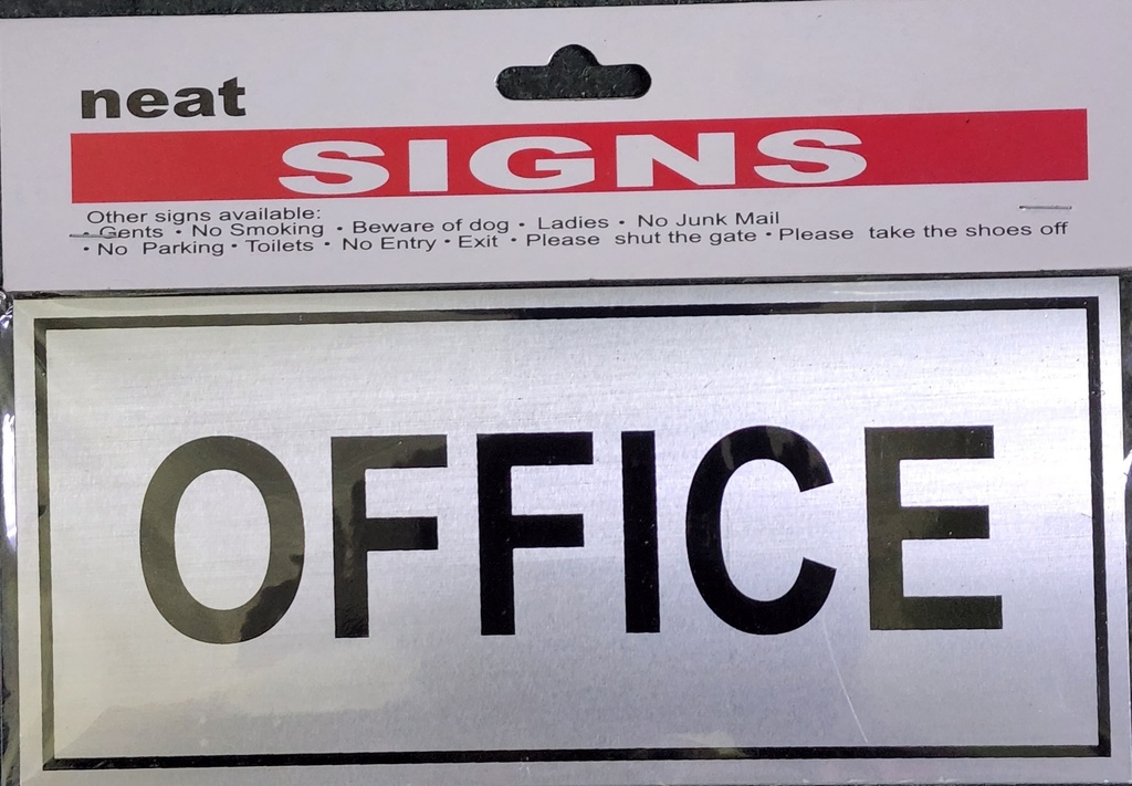 LETRERO OFFICE SIGNS NEAT
