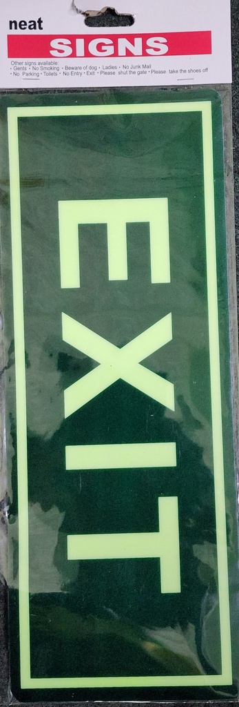 LETRERO EXIT SIGNS NEAT