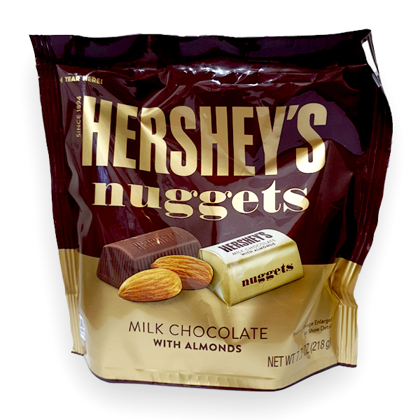HERSHEY NUGGETS WITH ALMOND  7.7oz