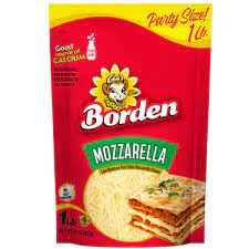 BORDEN QUESO MOZZARELLA RAYADO 16oz