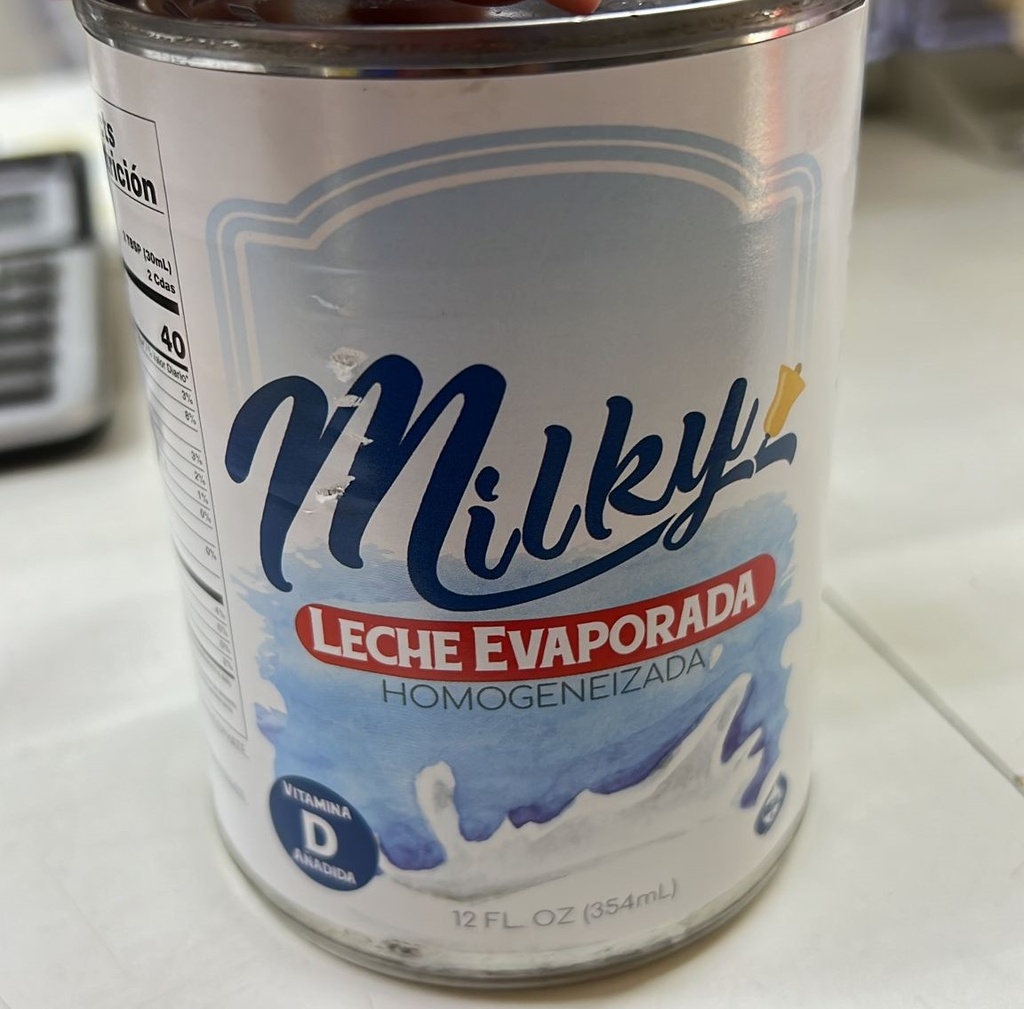 LECHE EVAPORADA MILKY 12 oz