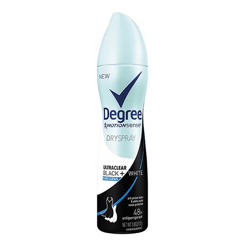 DEGREE SPRAY BLACK & WHITE 3.8oz