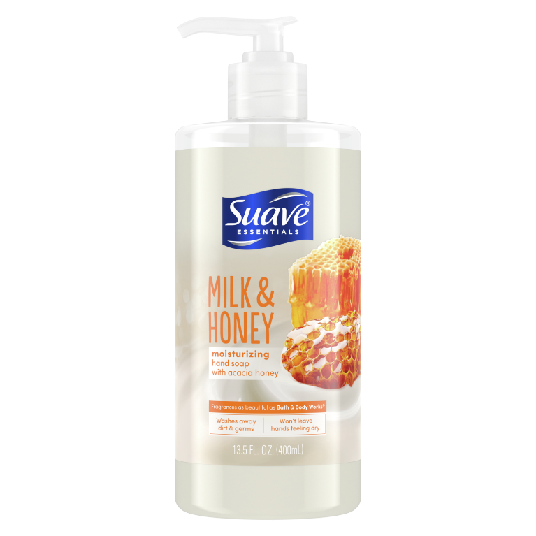 SUAVE MILK & HONET HAND SOAP 13.5oz