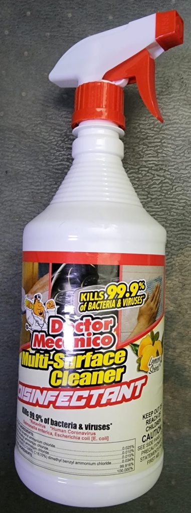 DOCTOR MECANICO DESINFECTANT 32oz
