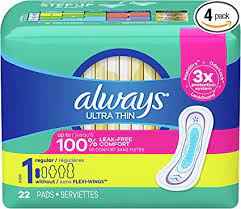 ALWAYS ULTRA THIN REGULAR PQT/22