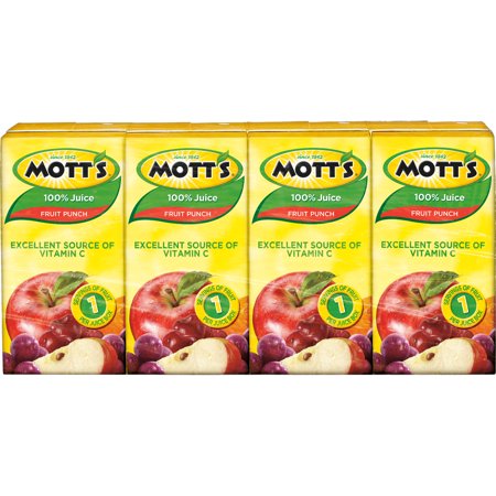 MOTTS MINI F.PUNCH 4pack