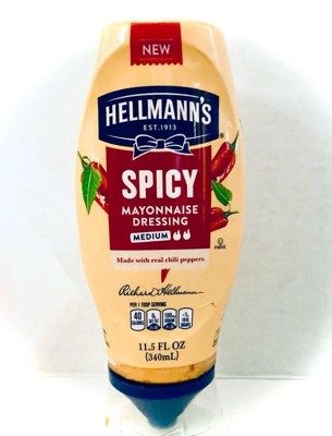 HELLMANN'S MAYO SQUEEZE SPICY 11.5oz