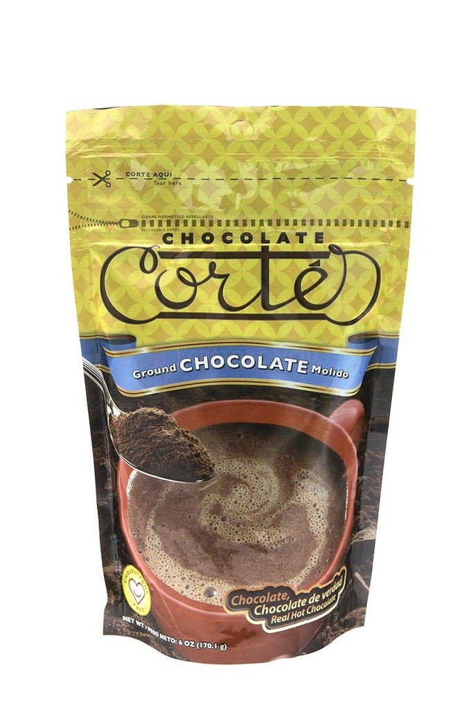 Cortes Chocolate Molido pouch-reg 6oz