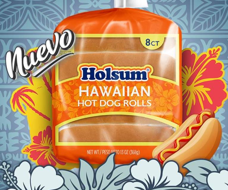 PAN HOLSUM HOT DOG HAWALLAN 13oz